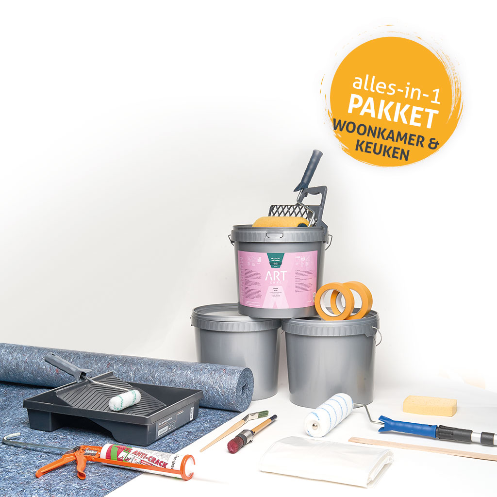 Hippe woonkamer en keuken