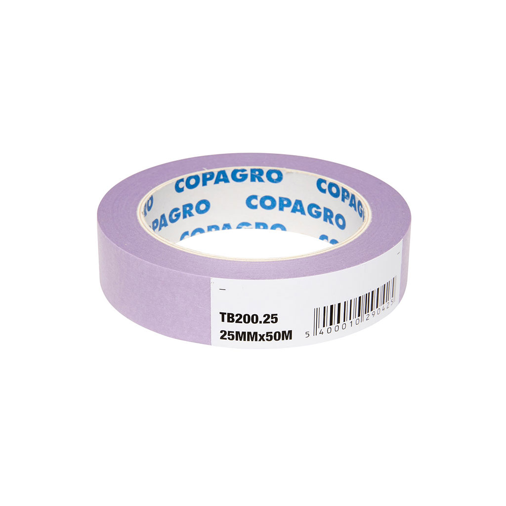 Afplaktape plakband paars - 25mm